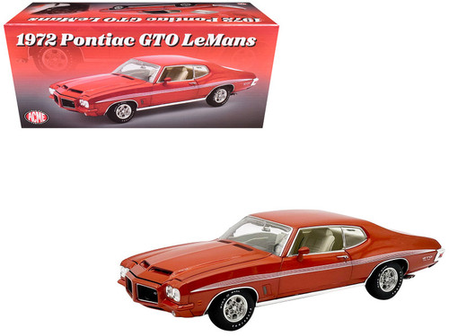 1/18 ACME 1972 Pontiac GTO Le Mans (Sundance Orange) Diecast Car