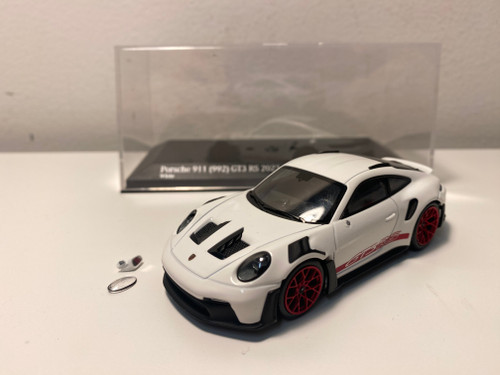 1/43 Minichamps 2023 Porsche 911 (992) GT3 RS (White with Red