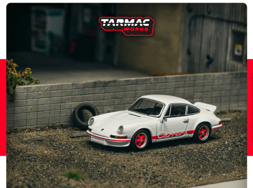 スクワイヤ -ストラト 1/64 Tarmac Works Porsche 911 964 RS (Ruby Star Red) Diecast