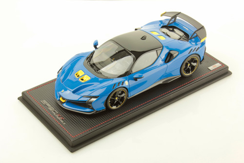 1/64 HH Model Ferrari SF90 XX Stradale (Azzurro Dino Blue) Car