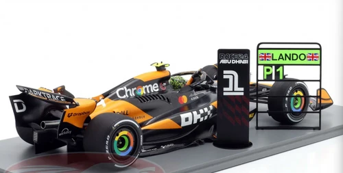 1/12 Spark 2024 Formula 1 McLaren MCL38 Abu Dhabi GP Winner #4 Lando Norris Car Model
