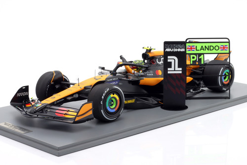 1/12 Spark 2024 Formula 1 McLaren MCL38 Abu Dhabi GP Winner #4 Lando Norris Car Model