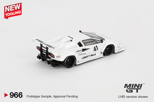 LP500S Countach Lamborghini 1/18 ミニカー ホワイト Countach5000s Lamborghini White Model 1/18 Kyosho ミニカー