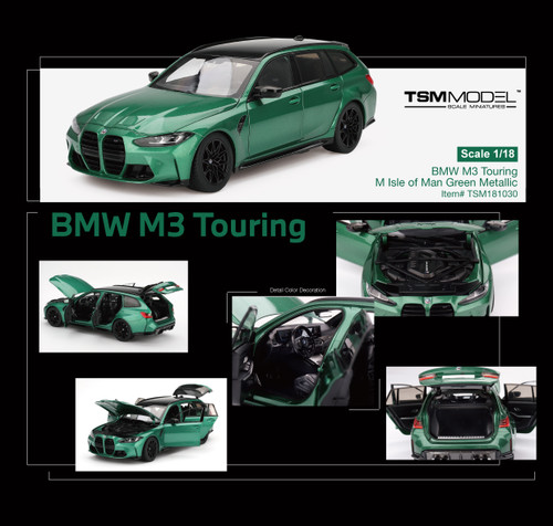 1/18 TSM BMW M3 G81 Touring (Isle of Man Green Metallic) Diecast
