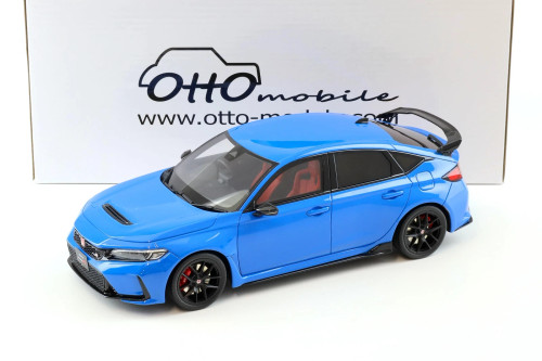 1/18 OTTO 2022 Honda Civic Type R (Boost Pearl Blue) Car Model
