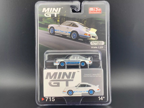 CHASE Car 1/64 Mini GT 911 Carrera RS 2.7 Grand Prix (Chrome