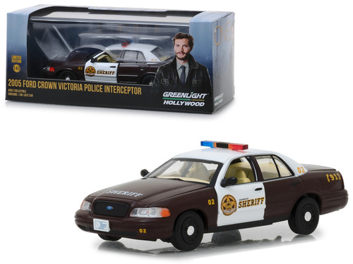 2005 Ford Crown Victoria Police Interceptor "Storybrooke" (Sheriff Graham's) from "Once Upon a Time" (2011) TV Series 1/43 Diecast Model Car by Greenlight