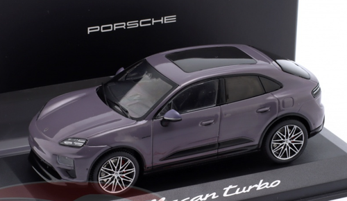 1/43 Dealer Edition 2024 Porsche Macan Turbo H2 (Grey Metallic) Car Model