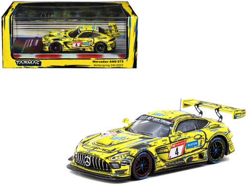 1/64 Tarmac Works Mercedes-AMG GT3 #4 Nurburgring 24H 2023 Diecast