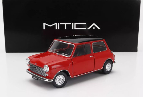 MITICA Mini Cooper 赤 INNOCENTI1/18 1/18 Mitica 1968 Mini Cooper MK1 (Red) Diecast Car Model