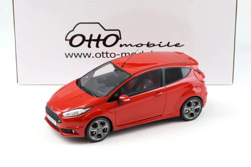 1/18 OTTO 2016 Ford Fiesta MK7 ST Race Red BRQA Car Model