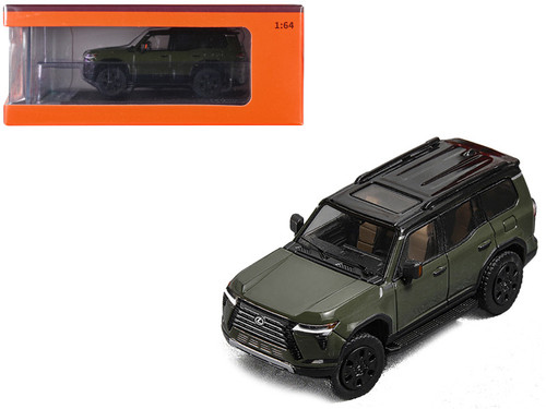1/64 GCD Lexus GX550 (Green) Diecast Car Model - LIVECARMODEL.com