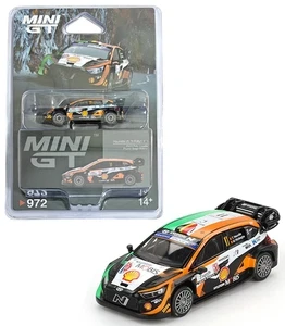 1/64 Mini GT Hyundai i20 N Rally1 #11 2023 Rally Croatia Power Stage Winner Diecast Car Model