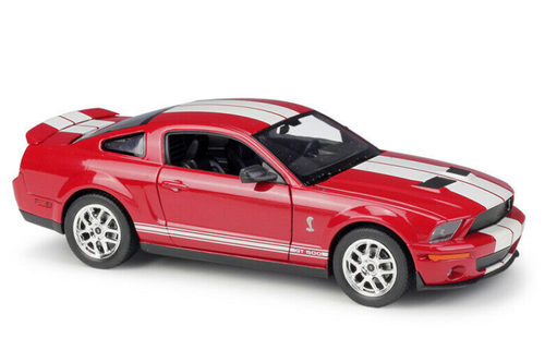 1/24 Welly 2007 Ford Mustang Shelby Cobra GT500 (Red) Diecast Car Model