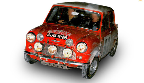 1/43 Spark 1965 BMC Mini Cooper S #52 Winner Rallye Monte Carlo