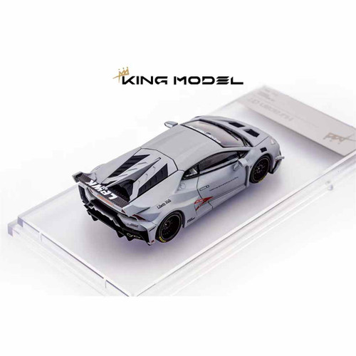 1/64 King Model Lamborghini Huracan LBWK (Yellow) Car Model