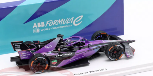 1/43 Spark 2025 Formula E Tag Heuer Porsche #1 Pascal Wehrlein Car Model