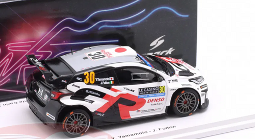 1/43 Spark TOYOTA GR Yaris Rally 2 No.30 TOYOTA Gazoo Racing WRT NG Rally Monte Carlo 2025 Y. Yamamoto - J. Fulton Car Model