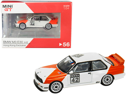 BMW M3 (E30) #42 Cor Euser Deutsche Tourenwagen Meisterschaft (DTM) (1991) "Hong Kong Exclusive" 1/64 Diecast Model Car by True Scale Miniatures