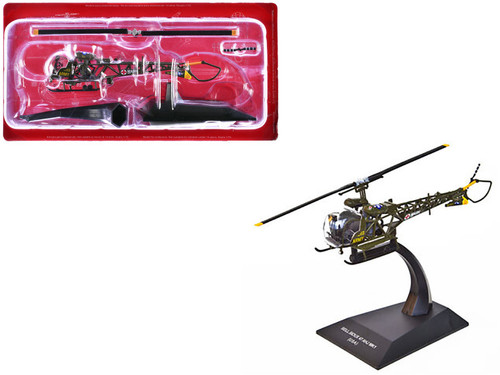 Bell OH-13G Sioux Helicopter "4077th Mobile Army Surgical Hospital (MASH)" United States Army 1/72 Diecast Model by Altaya