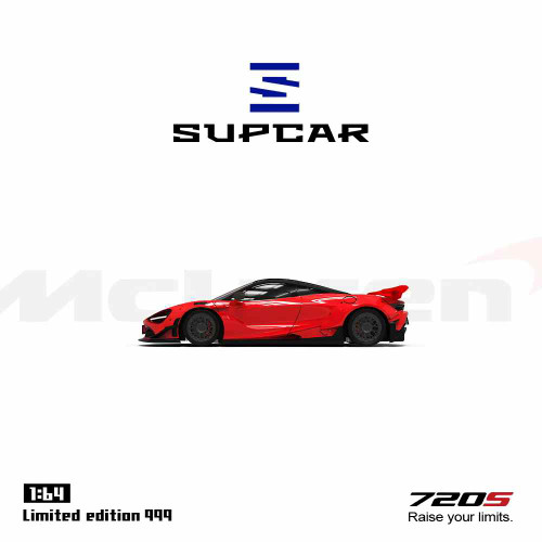1/64 Supcar McLaren 720S (Yellow) Diecast Car Model - LIVECARMODEL.com