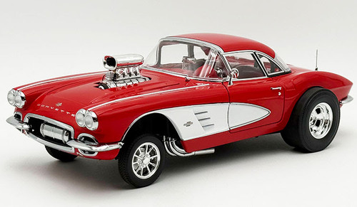 シボレーコルベット1961 Corvette Yankees 限定版 1:18 1/18 ACME 1961 Chevrolet Corvette C1 USA-1 Diecast Car Model
