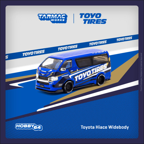1/64 GCD Toyota Tacoma Camper Open Country Toyo Tires (Blue