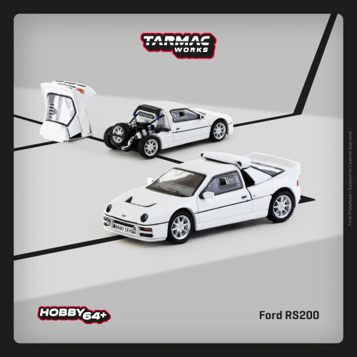 1/18 TopMarques 1984 Ford RS200 Evolution (Black) Car Model