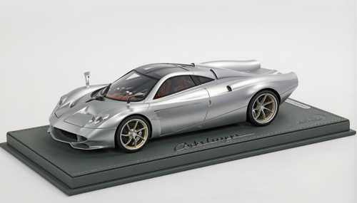 1/18 BBR Pagani Huayra Longtail (Semi Matt Grey Montecarlo) Car Model Limited