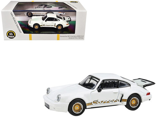 1/64 Paragon 1975 Porsche 911 Carrera RSR 3.0 (Grand Prix White) Diecast Car Model