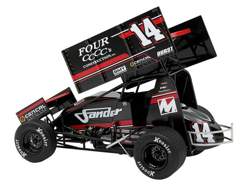 1/18 ACME 2025 #14 Four CCCC's Construction Sprint Car - Bayston Diecast Car Model