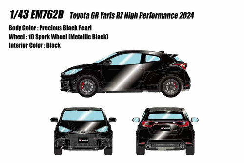 1/43 Makeup 2024 Toyota GR Yaris RZ High Performance (Super White