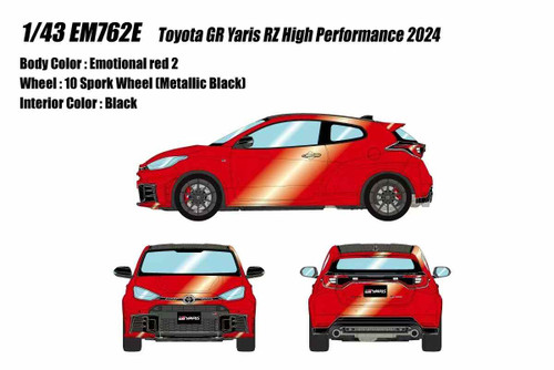 1/43 Makeup 2024 Toyota GR Yaris RZ High Performance (Super White