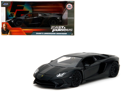 Shaw's Lamborghini Aventador Matt Black 
