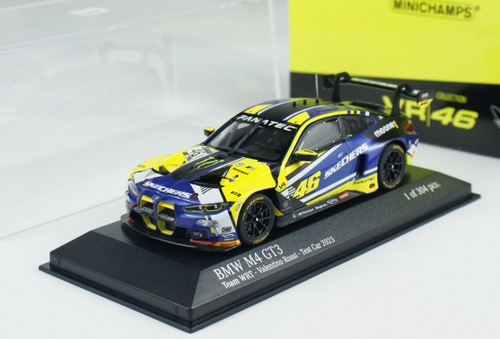 1/43 Minichamps 2023 Test Car BMW M4 GT3 Team WRT Valentina Rossi Car Model