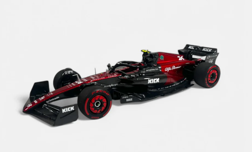 1/18 NZG 2023 Formula 1 Alfa Romeo C43 Spain GP #24 Zhou Guanyu Car Model 1/18 NZG 2023 Formula 1 Alfa Romeo C43 Spain GP #24 Zhou Guanyu Car Model