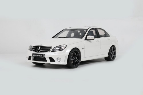 1/18 GT Spirit 2007 Mercedes-Benz C63 AMG (Diamond White) Car Model