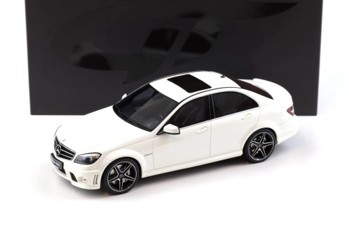1/18 GT Spirit 2007 Mercedes-Benz C63 AMG (Diamond White) Car Model