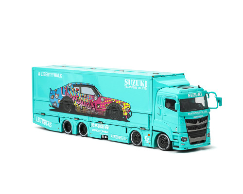 1/64 GCD Liberty Walk LB-Trucks Mitsubishi Fuso Super Great