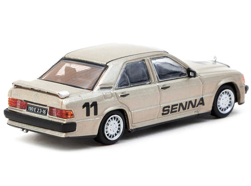 1/64 Tarmac Works 1984 Mercedes-Benz 190 E 2.3-16 Race of Champion Ayrton Senna Diecast Car Model
