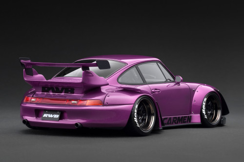 RWB 993 1/18 マットピンク 1/18 IG Ignition Model Porsche 911 RWB 993 (Matte Pink) Car