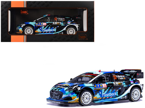 1/18 Ixo 2023 Ford Puma Rally1 #13 G.Munster, L.Louka Central European Rally Diecast Car Model
