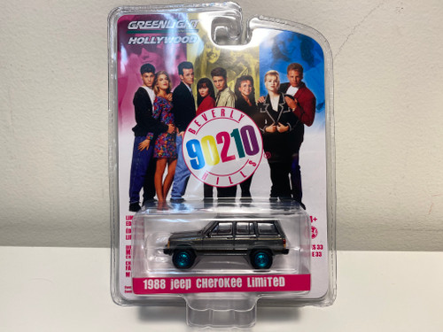 1/64 Greenlight 1988 Jeep Cherokee Limited (Grey Metallic