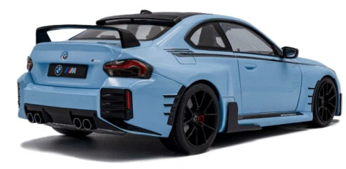 1/18 Solido 2024 BMW M2 G87 with M Performance Parts (Zandvoort Blue) Diecast Car Model