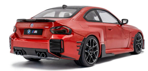 1/18 Solido 2024 BMW M2 G87 with M Performance Parts (Toronto Metallic Red) Diecast Car Model
