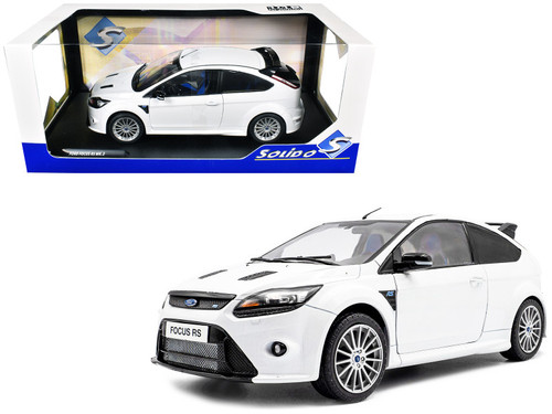 1/18 Solido 2009 Ford Focus RS MK2 Pack RS Plus (Frozen White) Diecast Car Model