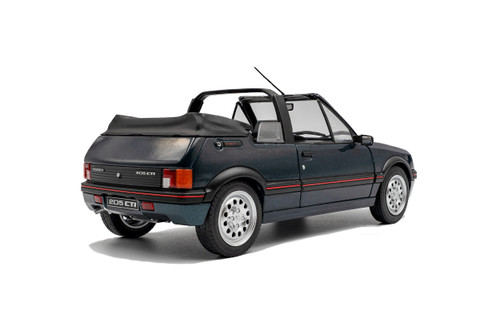 1/18 Solido 1986 Peugeot 205 CTI Vert (Metallic Green) Diecast Car Model