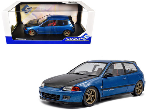 1/18 Solido 1991 Honda Civic EG6 Solido Works (Cobalt Blue Pearl
