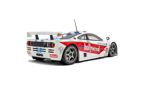 1/18 Solido 1996 McLaren F1 GTR Short Tail White #01 N. Piquet, J.Cecotto 2 Horas De Brasilia Diecast Car Model