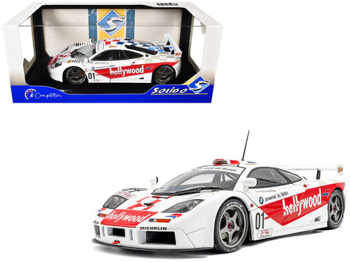 1/18 Solido 1996 McLaren F1 GTR Short Tail (White) Diecast Car